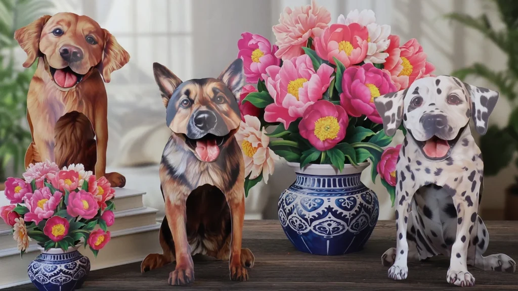 Pop-Up Pet Greetings: FreshCut Paper’s 3D Menagerie Springs to Life