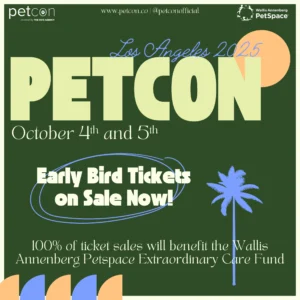 Petcon Los Angeles 2025 announcement poster